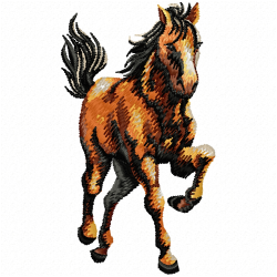 Horses Embroidery Design 8 Horses Embroidery Design 8